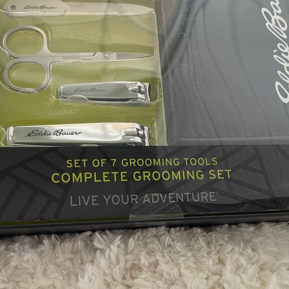 Eddie Bauer Set of 7 Tools Complete Mens Grooming Set NEW - Picture 9 of 12